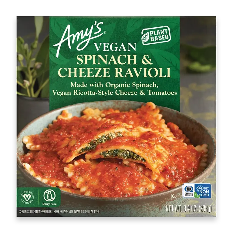Vegan Spinach & Cheeze Ravioli