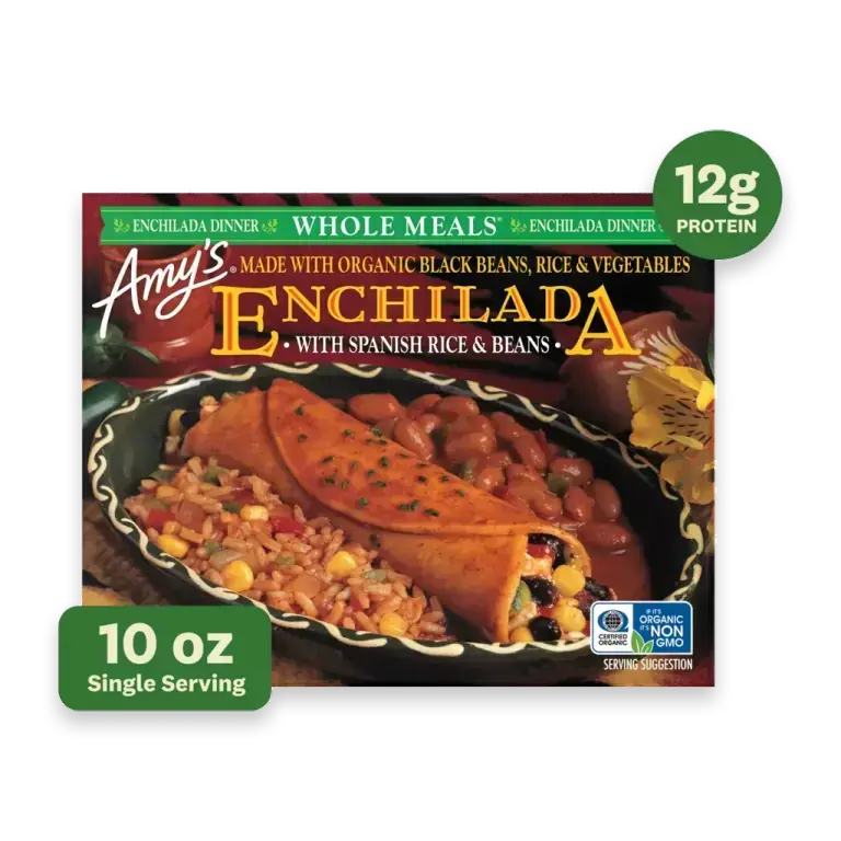 Whole Meals - Enchilada with Spanish Rice & Beans