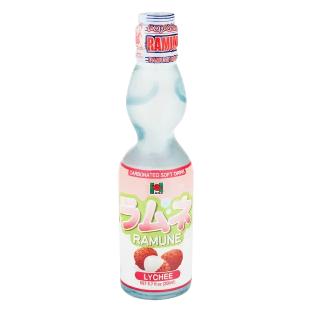 Lychee Ramune Carbonated Soft Drink