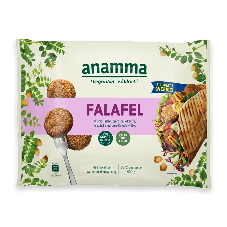 Falafel Vegansk Fryst 900g