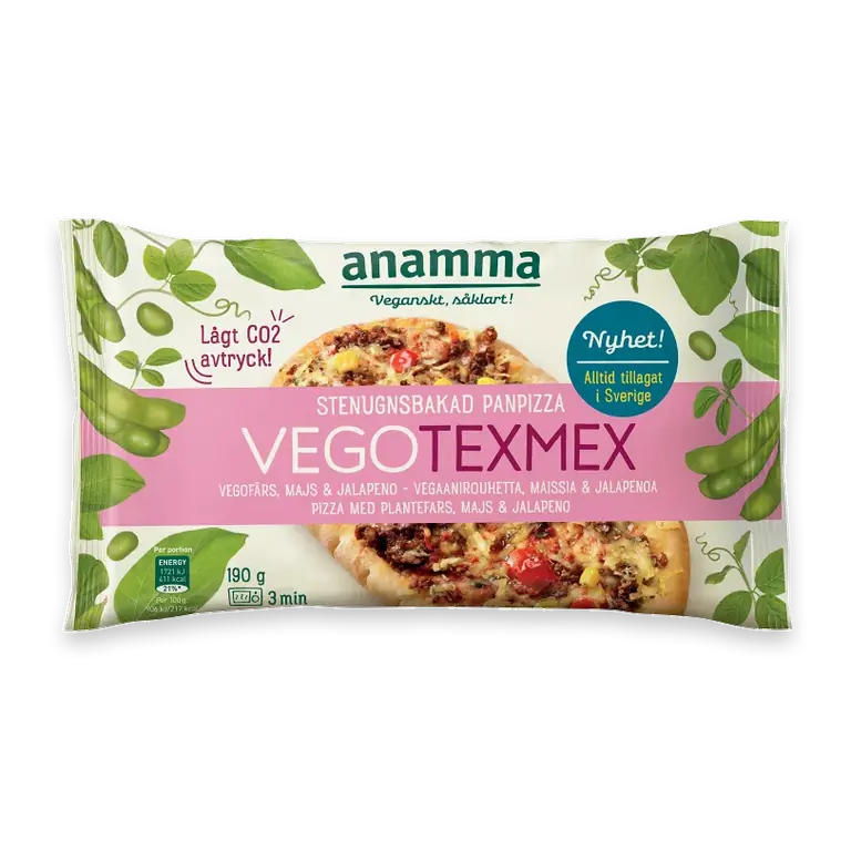 Pizza Vegotexmex 190g