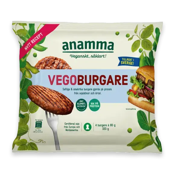 Vegoburgare Frysta/4-pack