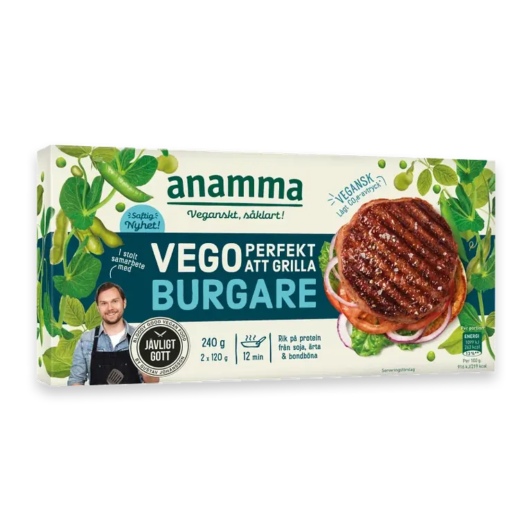 Vegoburgare Jävligt Gott 240g