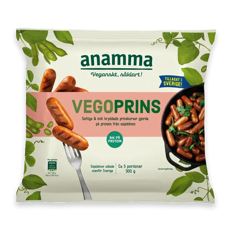Vegoprins Glutenfri Fryst 300g