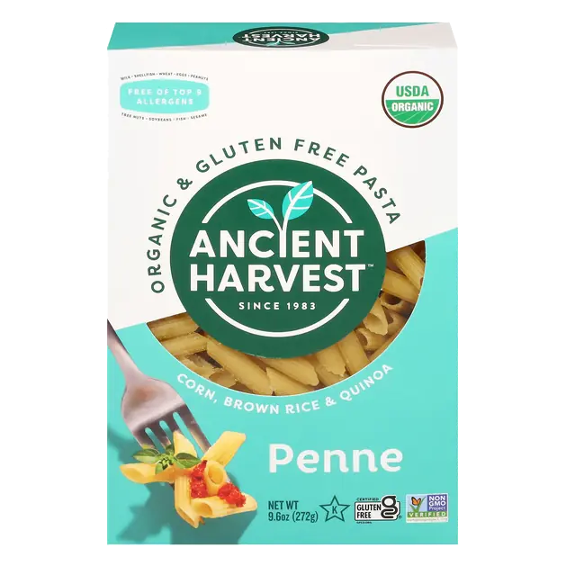 Organic & Gluten Free Pasta, Penne
