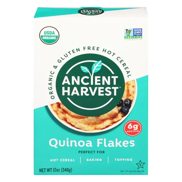 Organic Gluten Free Quinoa Flakes Hot Cereal
