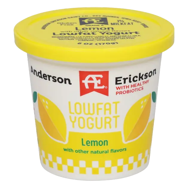 Anderson Erickson Dairy Lowfat Lemon Yogurt