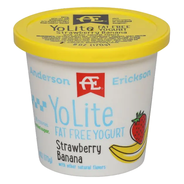 Anderson Erickson Yo Lite Fat Free Strawberry Banana Yogurt