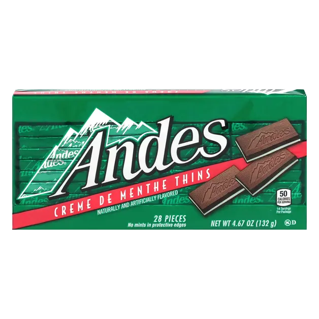 Creme De Menthe Chocolate Thin Mints Candy - 28 ct