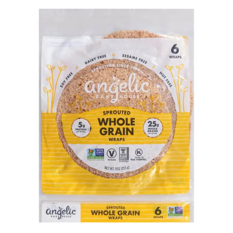 7 Sprouted Whole Grain Wraps