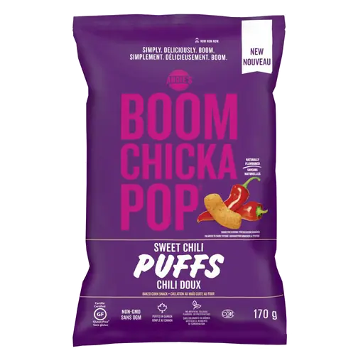 Baked Corn Snack Sweet Chili Puffs 170 g