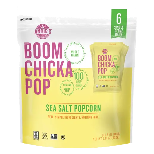 Boom Chicka Pop Popcorn Sea Salt Multipack 102 g