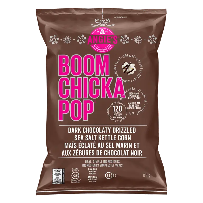 Gluten-Free Boom Chicka Popcorn Dark Chocolate & Sea Salt 128 g