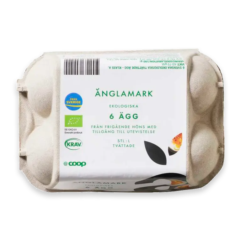 Ägg 6-pack L Eko