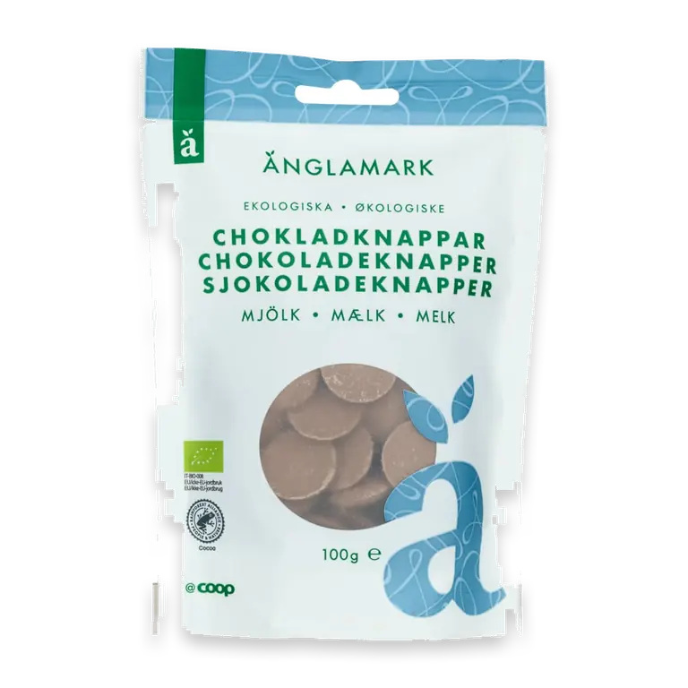 Chokladknappar Ljus Eko