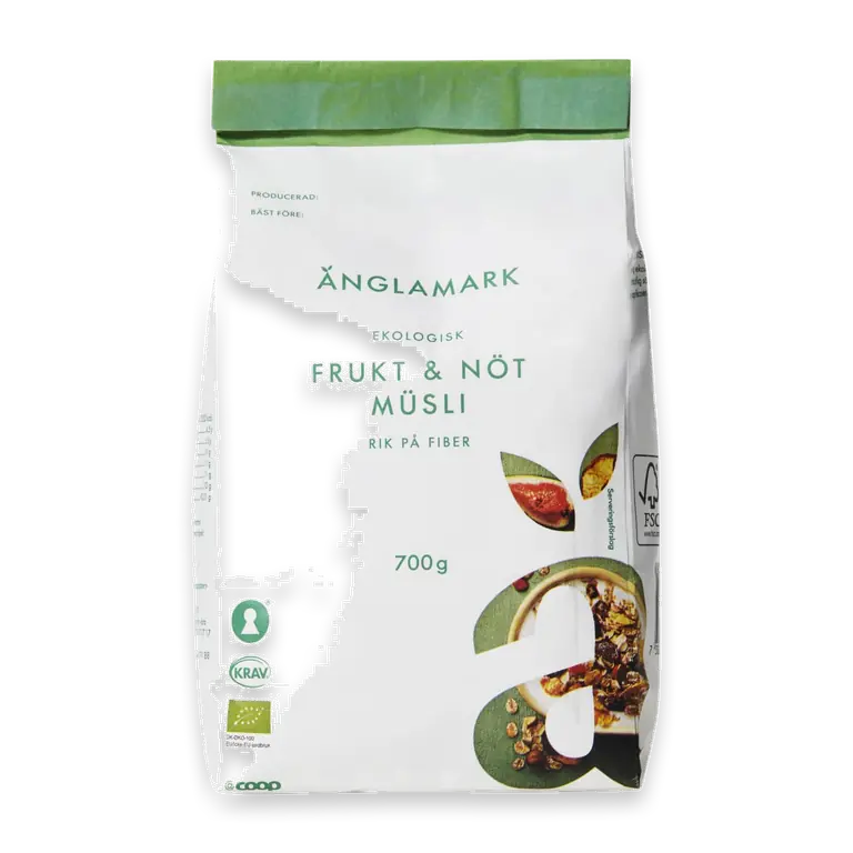 Müsli Frukt & Nötter Eko