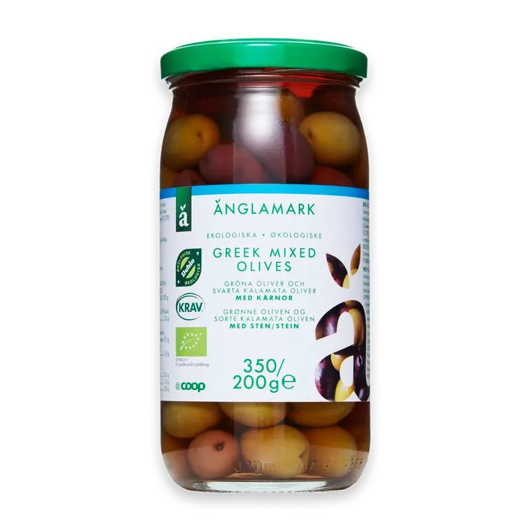 Olivmix Kalamata Med kärna Eko