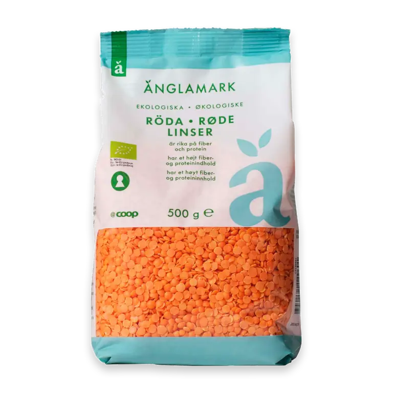 Röda linser Eko