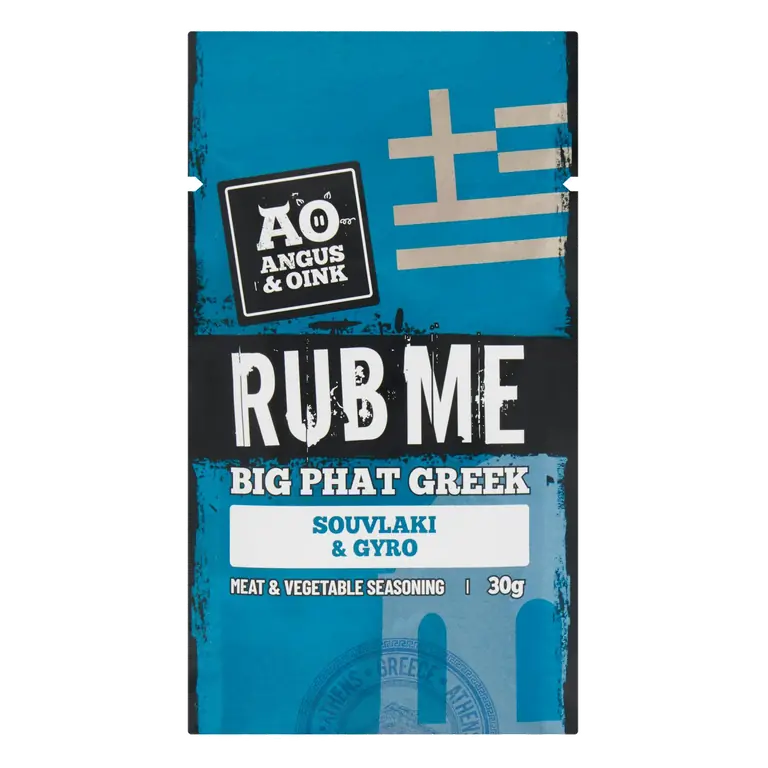 Rub Me Big Phat Greek Souvlaki, Gyro Meat & Vegetable Seasoning 30g