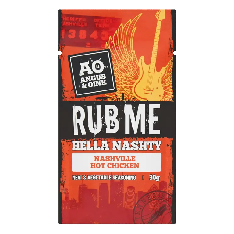 Rub Me Hella Nashty Nashville Hot Chicken Meat & Vegetable Seasoning 30g