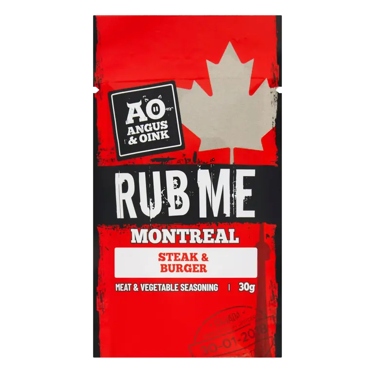 Rub Me Montreal Steak & Burger Meat & Vegetable Seasoning 30g