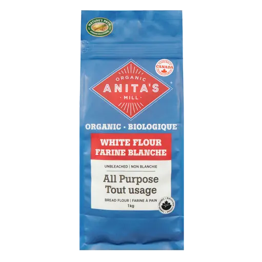 Organic All Purpose Bread Flour Unbleached White 1 kg