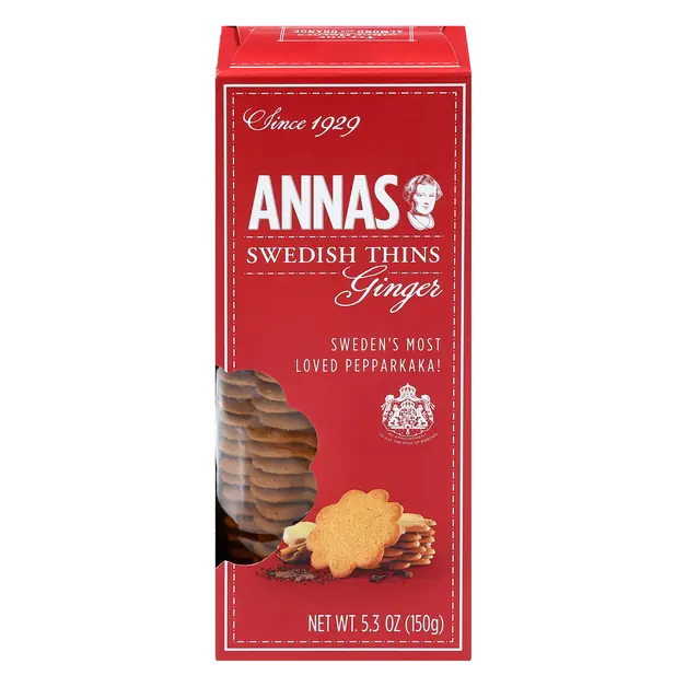Swedish Thins Ginger Cookies