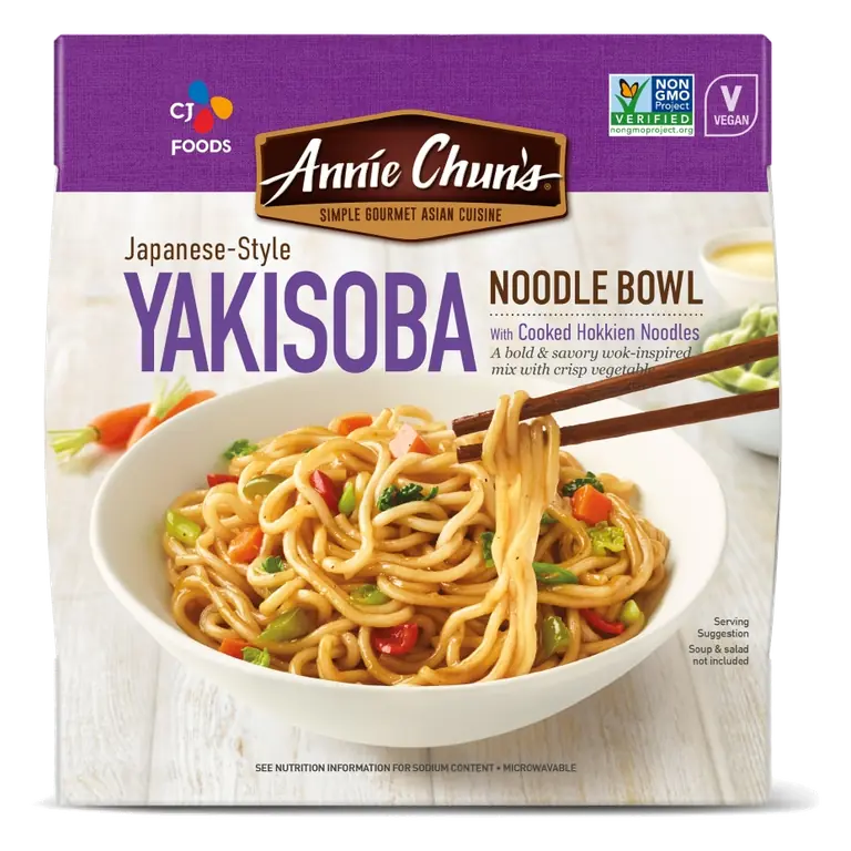 Japanese-Style Yakisoba Noodle Bowl