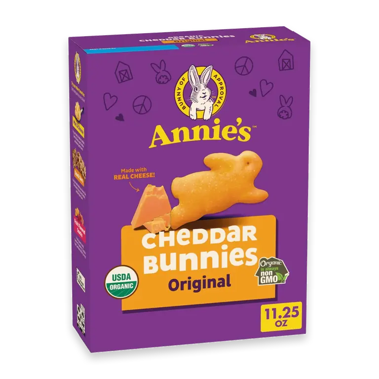 Cheddar Bunnies Organic Original Cheese Crackers