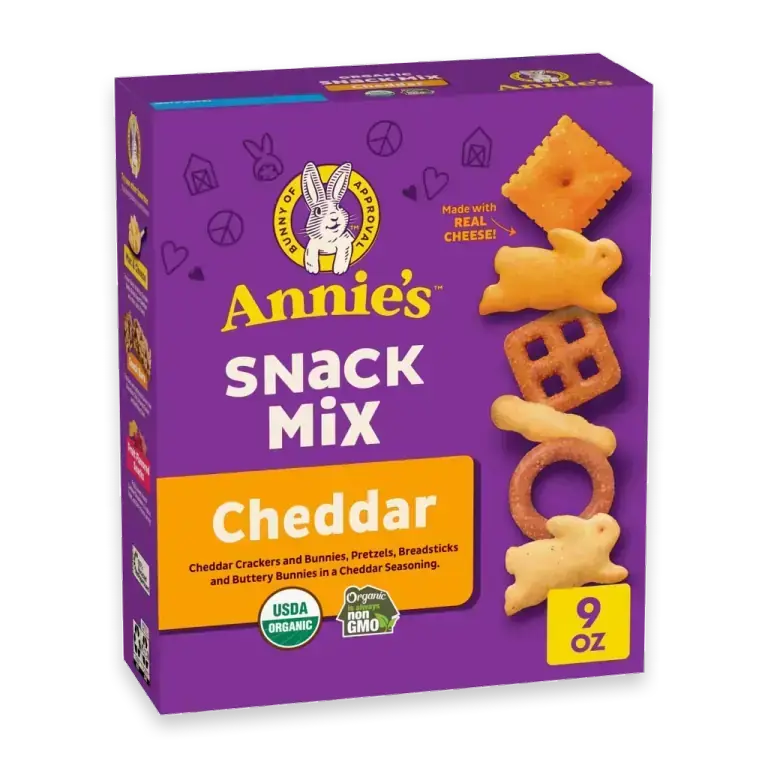 Cheddar Snack Mix With Assorted Crackers and Pretzels