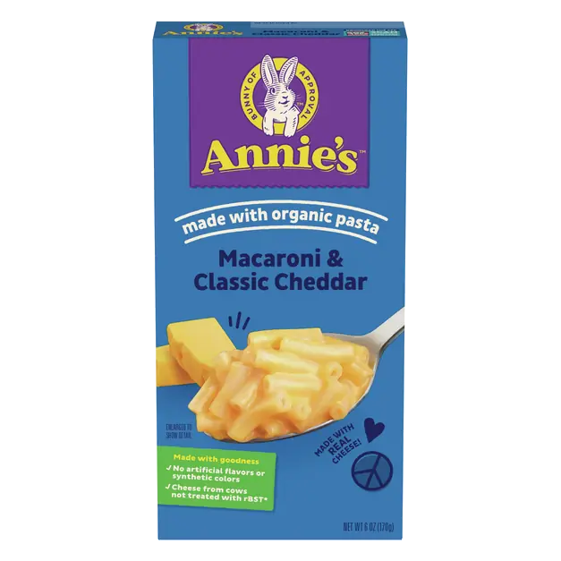 Classic Cheddar Macaroni & Cheese made with Organic Pasta