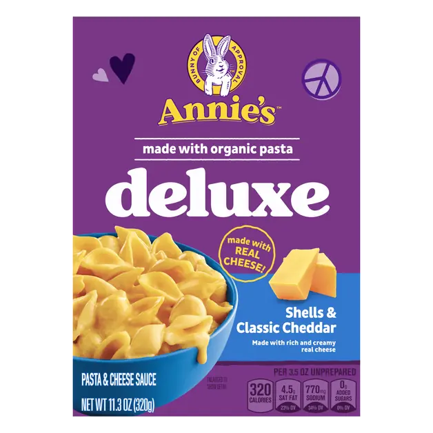 Deluxe Macaroni & Cheese Rich & Creamy Shells & Classic Cheddar