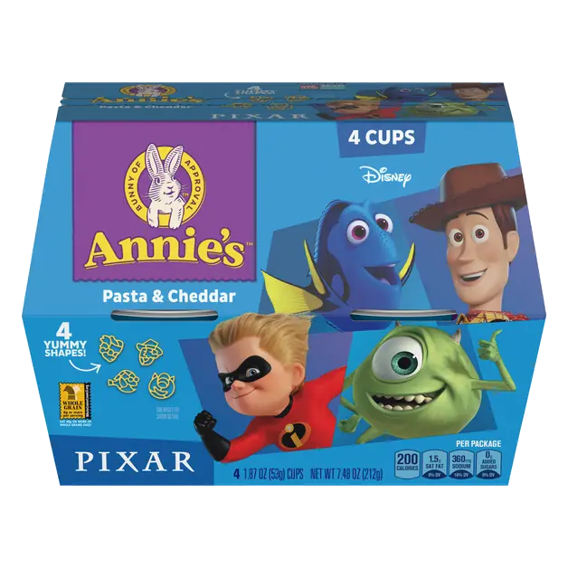 Disney 100th Shapes Pasta & Cheddar Cups - 4 ct