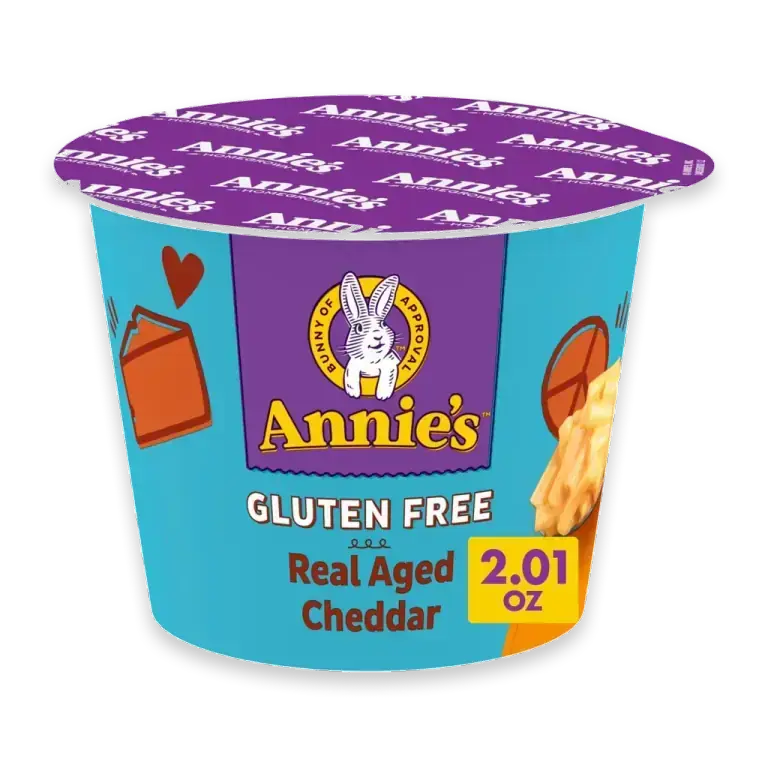 Gluten Free Real Aged Cheddar Mac N Cheese Microwave Macaroni and Cheese Cup