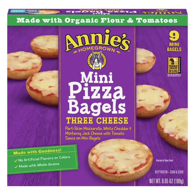 Homegrown Three Cheese Mini Pizza Bagels - 9 ct Frozen