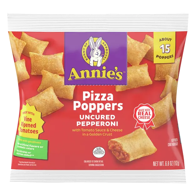 Homegrown Uncured Pepperoni Pizza Poppers - apx 15 ct Frozen