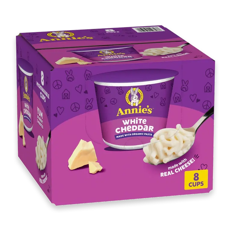 Macaroni and White Cheddar Cheese Microwavable Cups