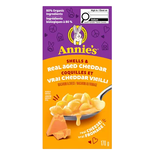 Macaroni & Cheese Shells & Real Aged Cheddar 170 g
