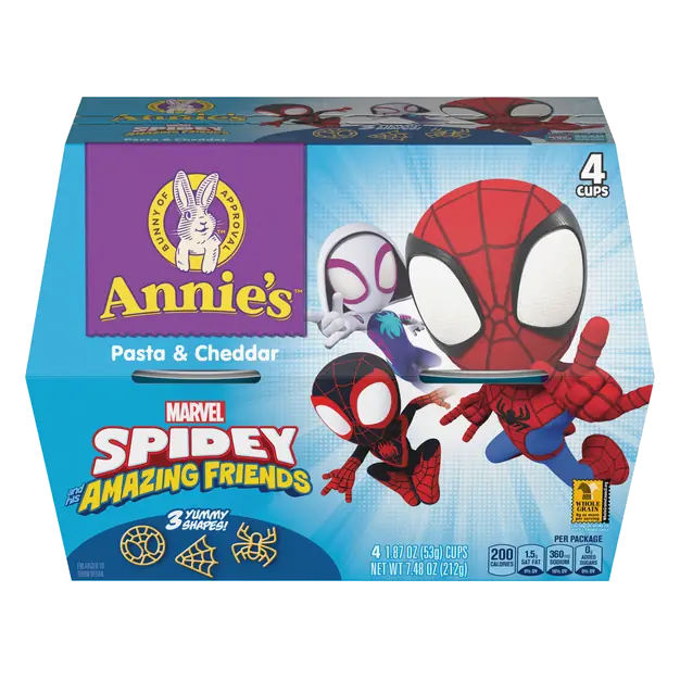 Marvel Spidey & His Amazing Friends Pasta & Cheddar - 4 ct
