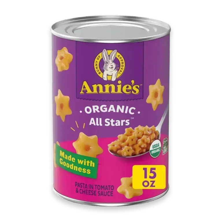 Organic All Stars Canned Pasta and Sauce