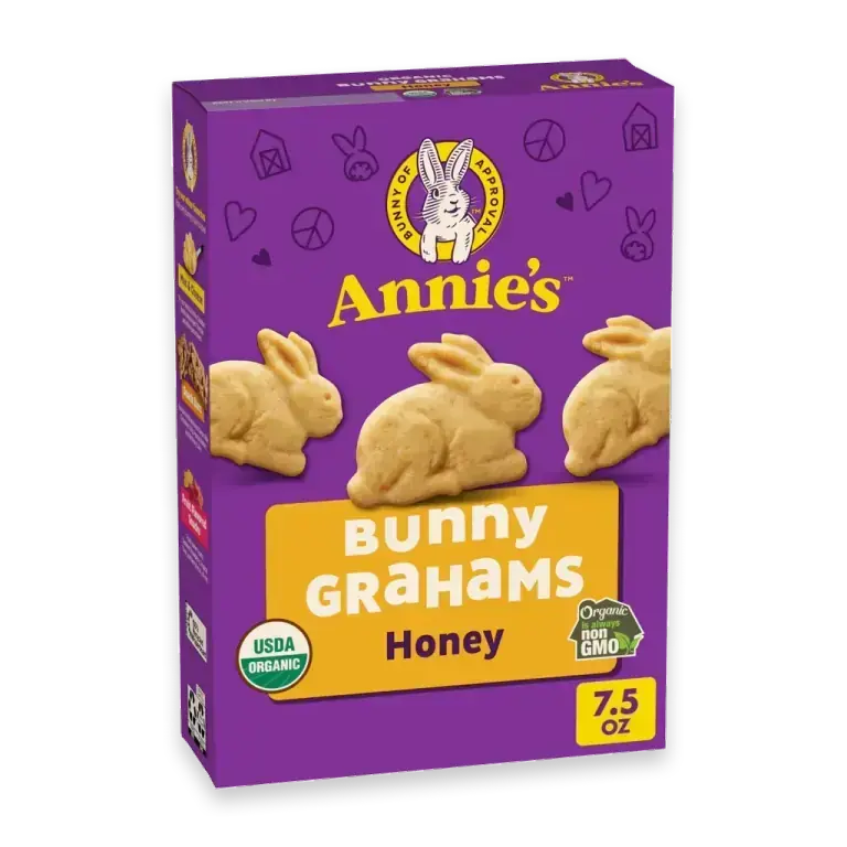 Organic Baked Bunny Honey Graham Crackers