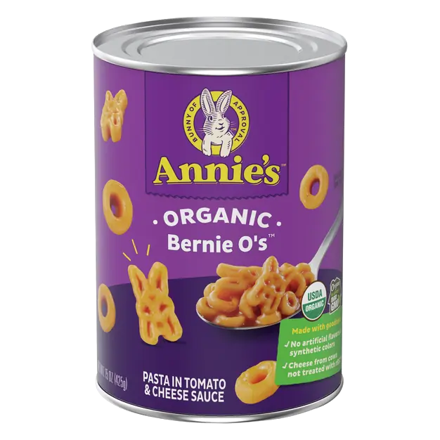 Organic Bernie O's Pasta In Tomato & Cheese Sauce