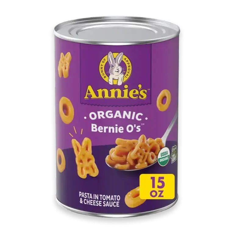 Organic Bernie O's Tomato and Cheese Sauce Canned Pasta