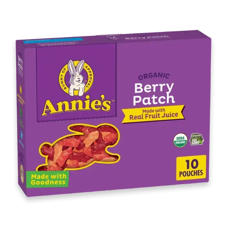 Organic Berry Patch Bunny Fruit Flavored Snacks