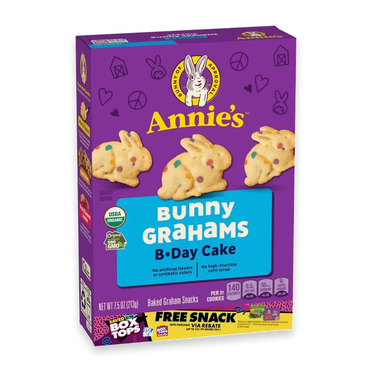 Organic Birthday Cake Bunny Graham Kids Snacks