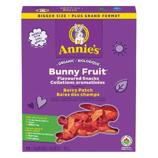 Organic Bunny Fruit Berry Patch 198 g