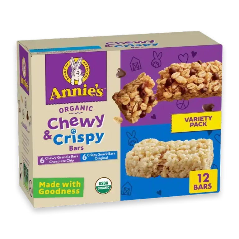 Organic Chewy Chocolate Chip & Original Crispy Bars Variety Pack