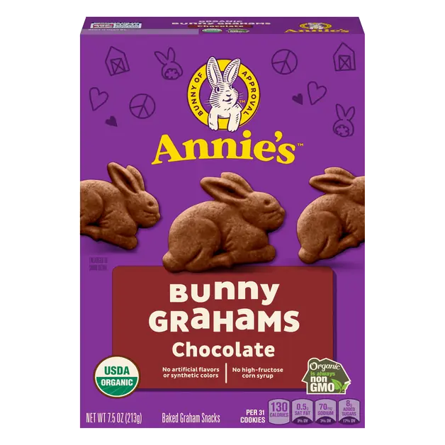 Organic Chocolate Bunny Graham Crackers