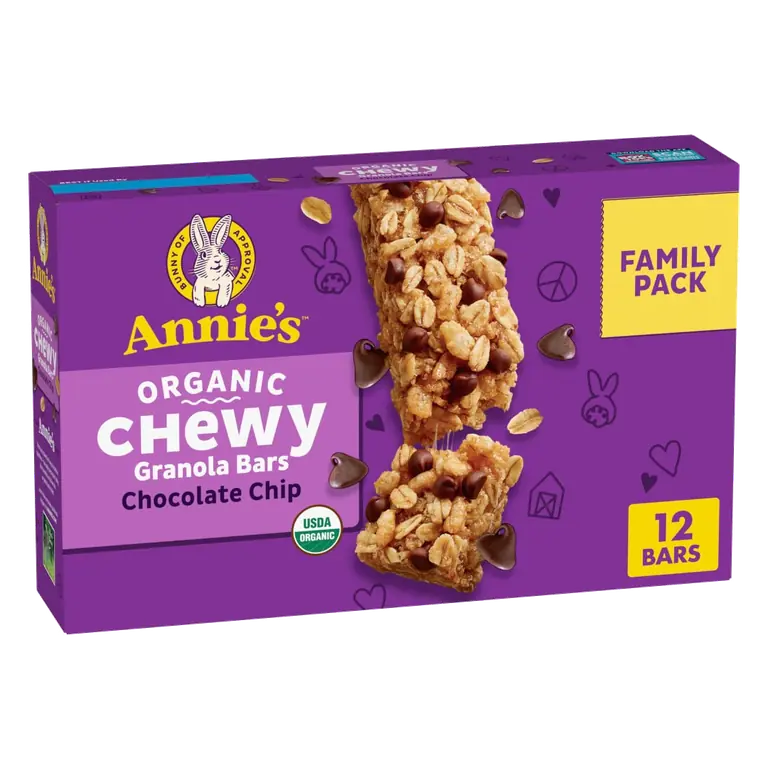 Organic Chocolate Chip Chewy Granola Bars