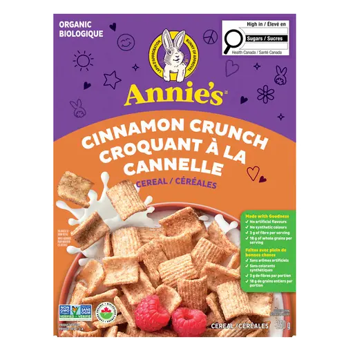 Organic Cinnamon Crunch Breakfast Cereal Whole Grain 260 g